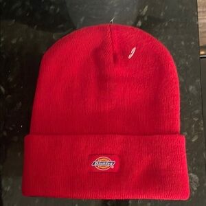 Dickies Red Beanie Hat